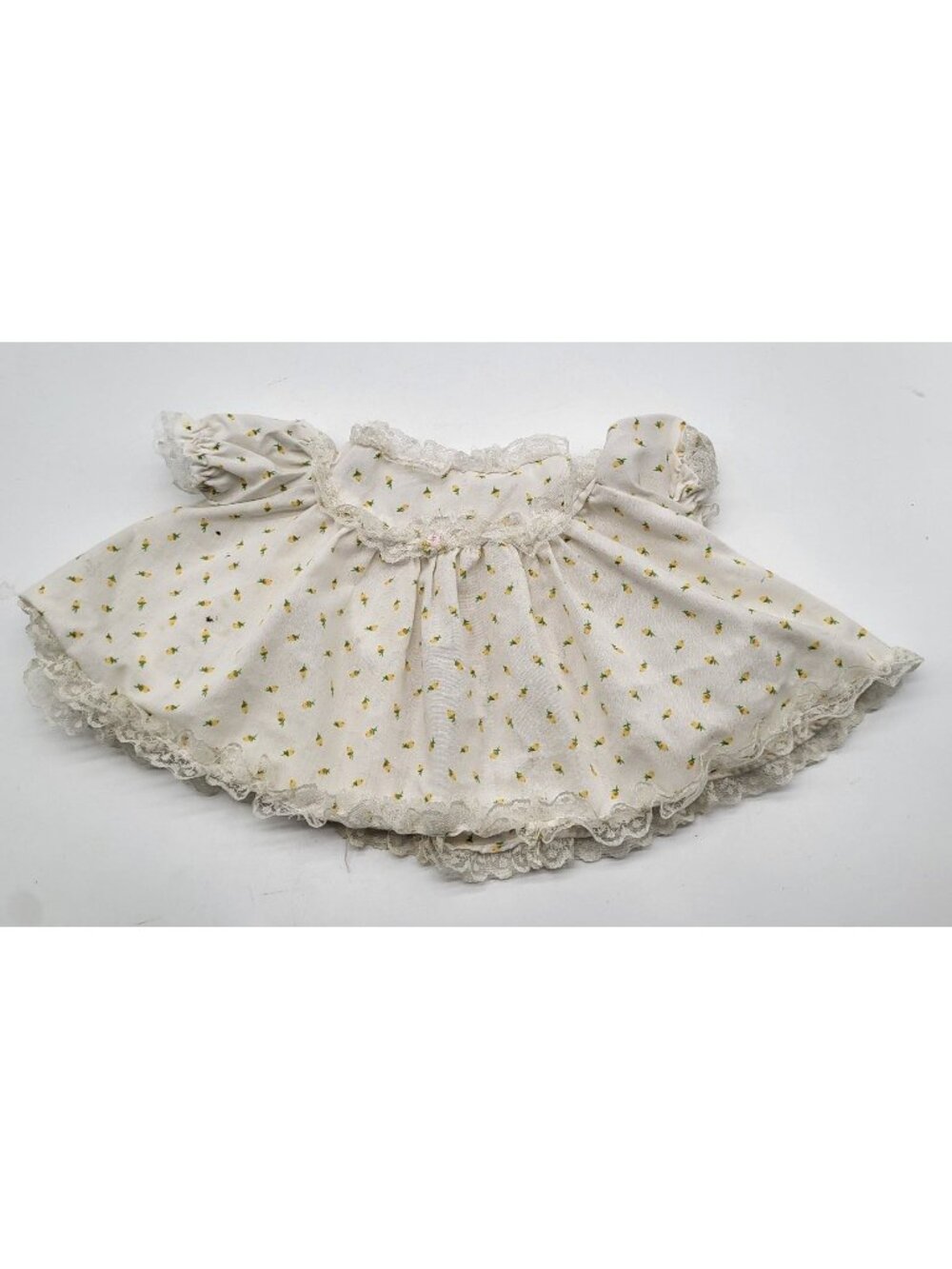 Coleco Cabbage Patch Kids Yellow Rosebud Dress Vintage 80s